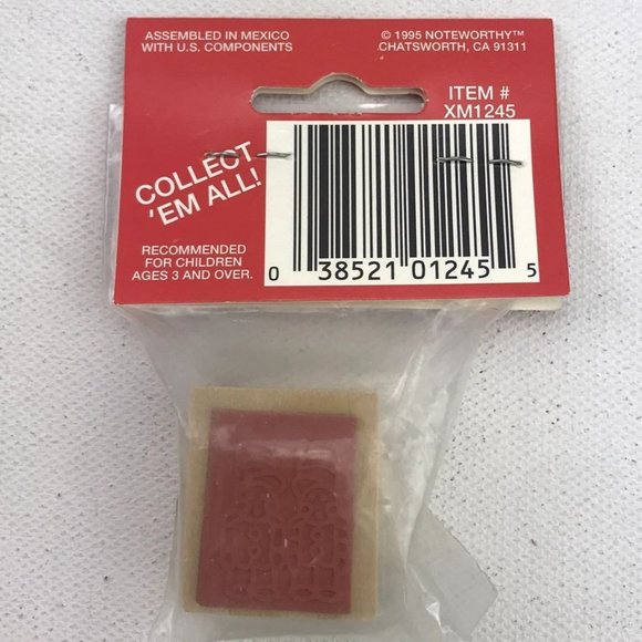 Vintage Noteworthy Christmas Rubber Stampers Toy Soldiers Craft Supply Stamp - Picture 2 of 3